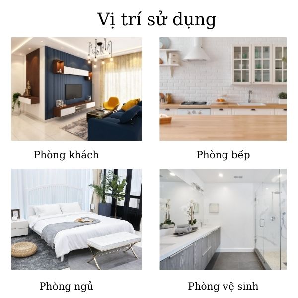 Sử dụng đa năng trong mọi không gian