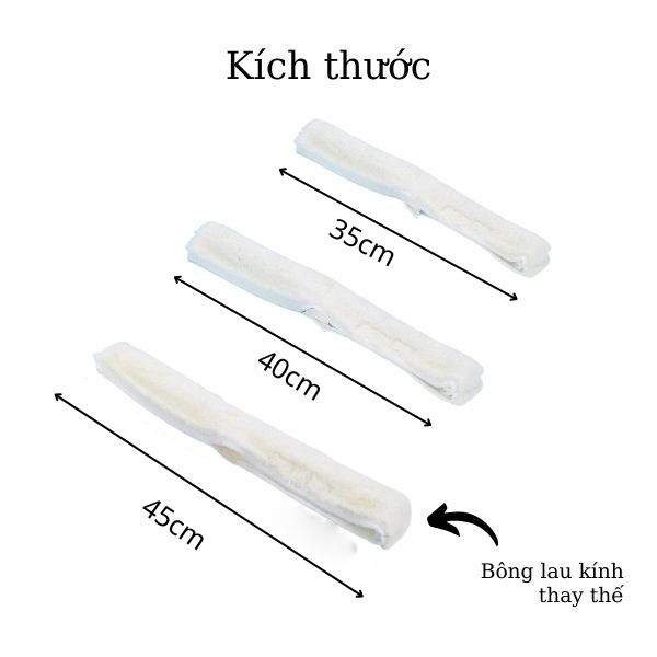 3 kích thước của bông lau kính