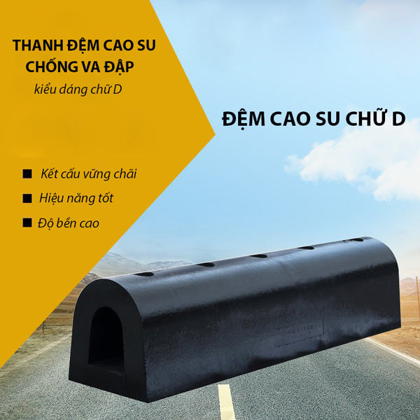 Đệm giảm chấn khi va chạm chữ D