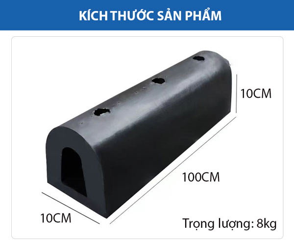 Kích thước và trọng lượng đệm chữ D chống va chạm