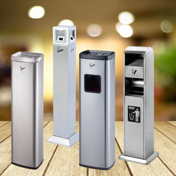 Cây gạt tàn thuốc công cộng chất liệu inox