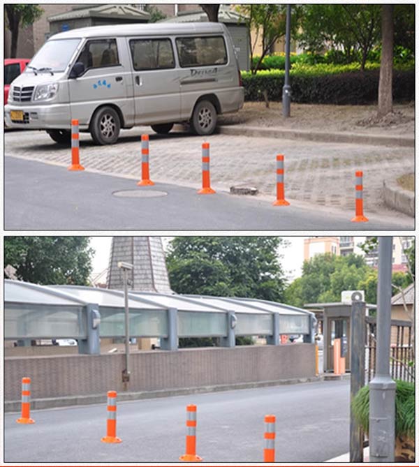 Cọc tiêu dùng để phân làn, cảnh báo nguy hiểm