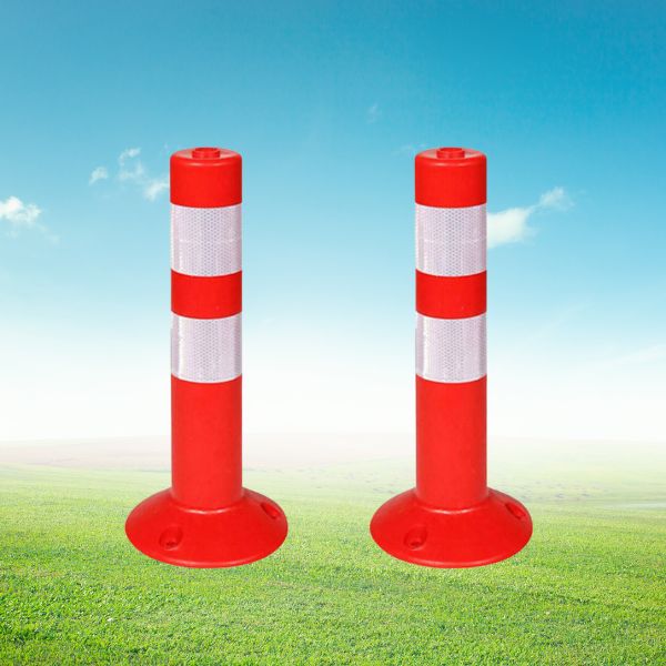 Mẫu cọc tiêu cảnh báo kiểu dáng trụ dài 45cm
