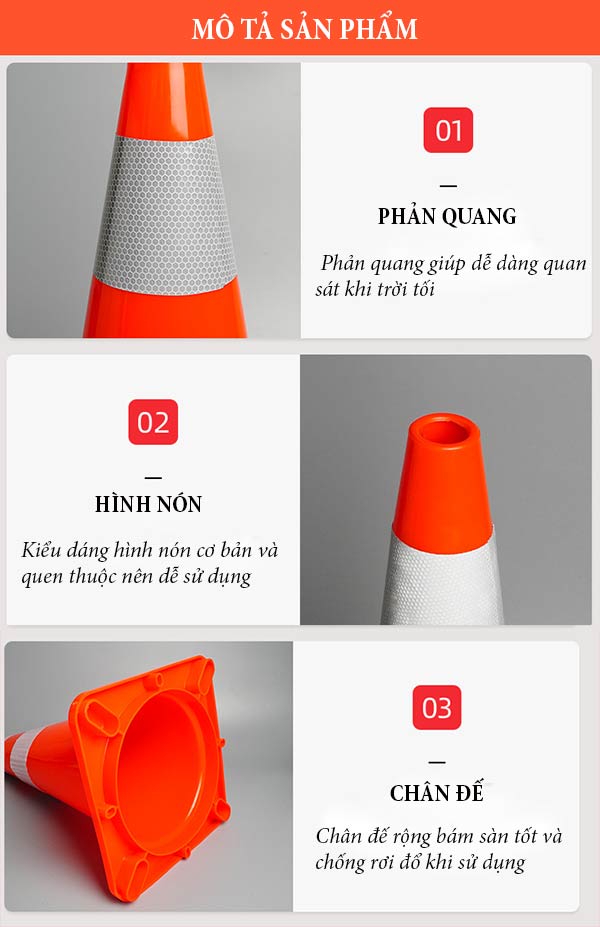 Những đặc điểm cấu tạo của cọc tiêu đường phố