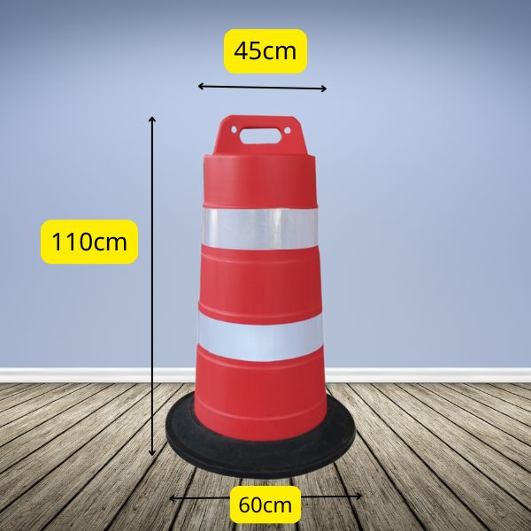 Kích thước cột chống va đập công trường, giao thông