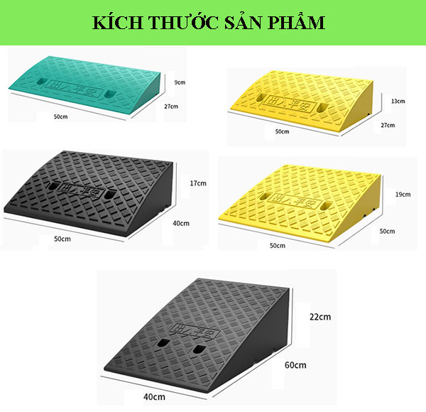Kích thước bục dắt lên xuống xe mini