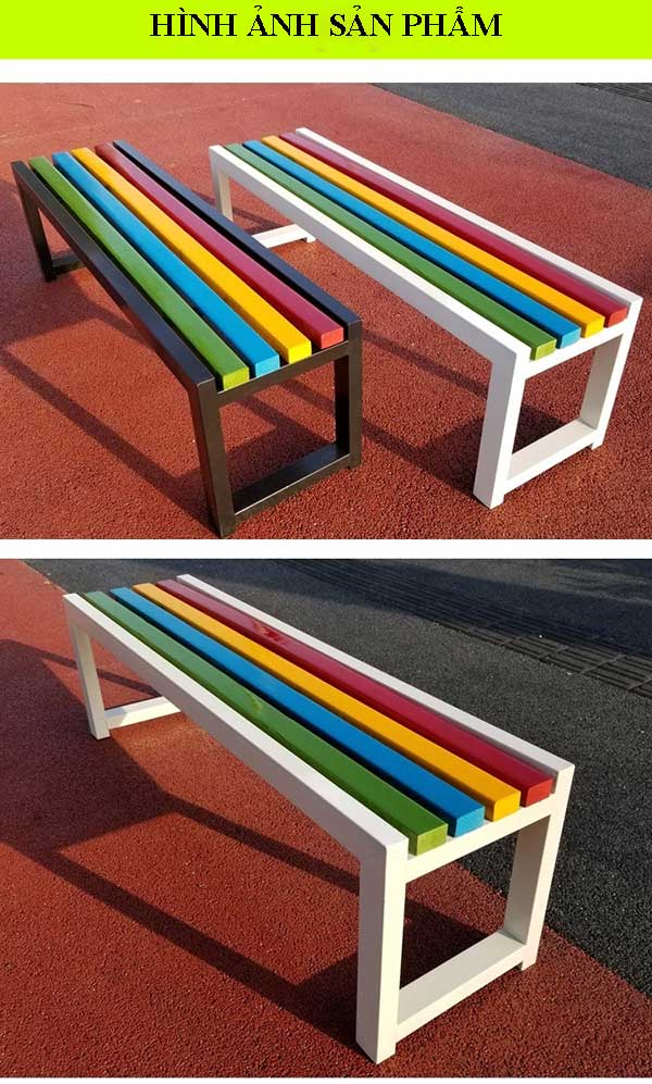 Thiết kế đơn giản nhưng tiện lợi của ghế băng gỗ nhựa