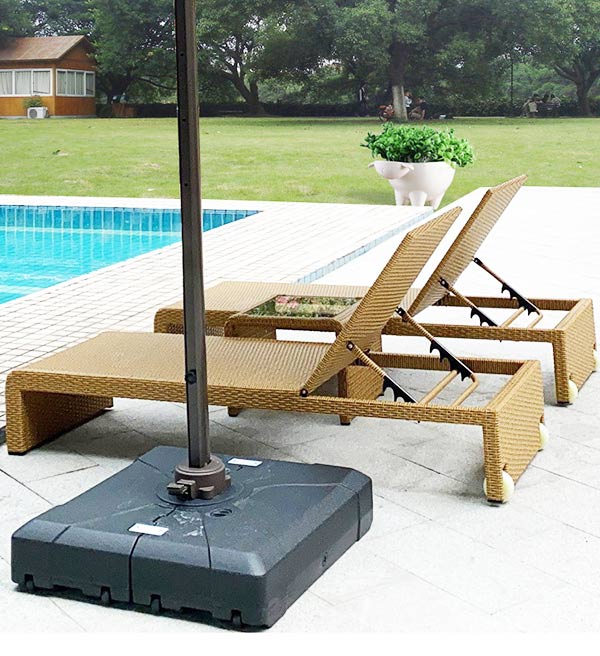 Ghế hồ bơi chất liệu nhựa PE