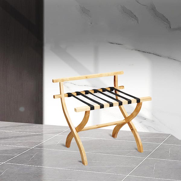 Kệ để và bảo quản hành lý, vali bằng gỗ tự nhiên