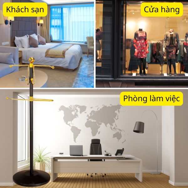Mẫu cây treo đồ suite thích hợp nhiều không gian