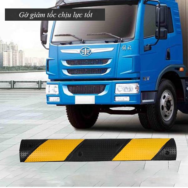 Gờ đảm bảo chịu được lực tác động lớn, dùng cả cho xe tải