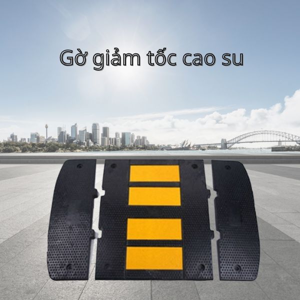 Mẫu gờ giảm tốc phản quang loại bản rộng chất lượng