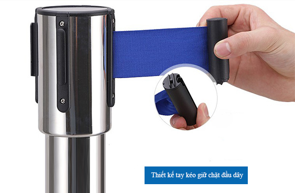 Dây cột chắn dễ dàng kéo dài và thu gọn