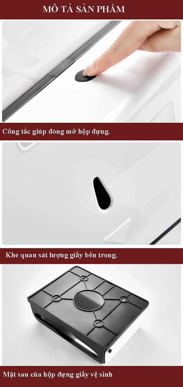 Tìm hiểu kỹ càng về các chi tiết thiết kế trên hộp để giấy nhà vệ sinh