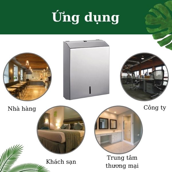 Mẫu hộp đựng giấy lau tay sử dụng được ở nhiều không gian