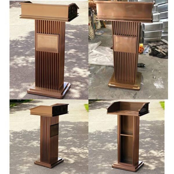 Hình ảnh chụp thật bục đứng phát biểu ở kho Hành Tinh Xanh