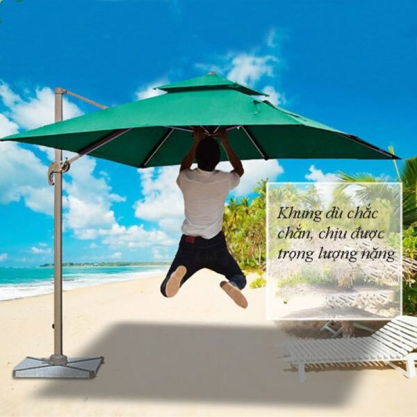 Khả năng chịu lực của khung dù rất tốt