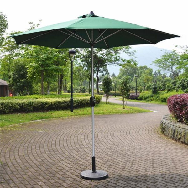 Dù đứng tâm tròn màu xanh lá