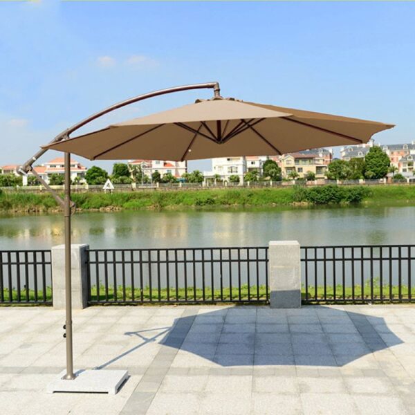 Mẫu ô dù ngoài trời 3m cỡ lớn kiểu dáng lệch tâm