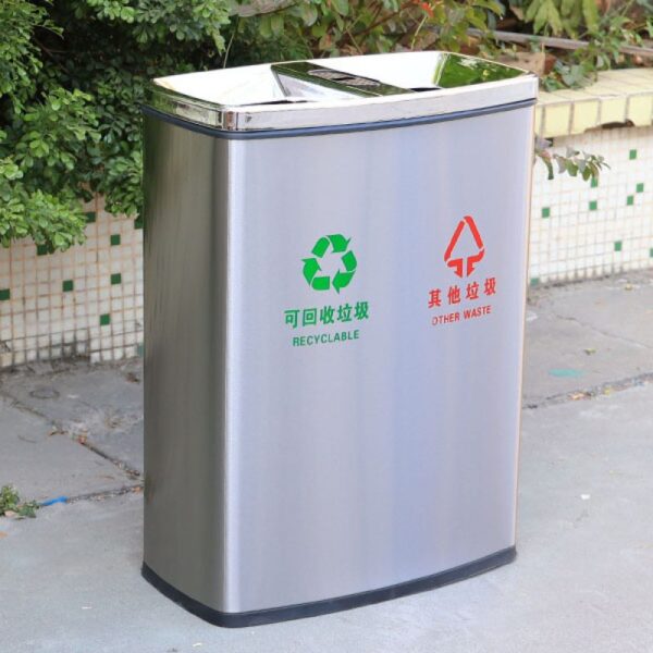 Thùng rác phù hợp cả môi trường trong nhà và ngoài trời