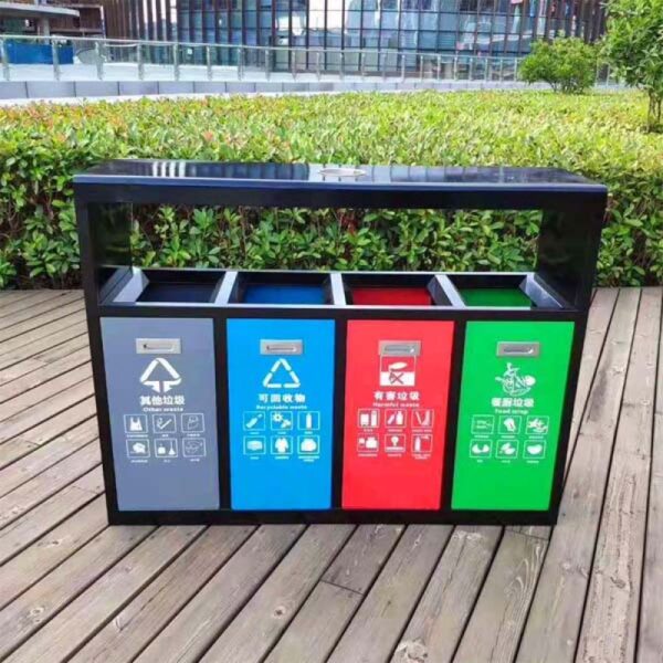 Hỗ trợ thay đổi nội dung thông điệp phân loại rác trên thân thùng