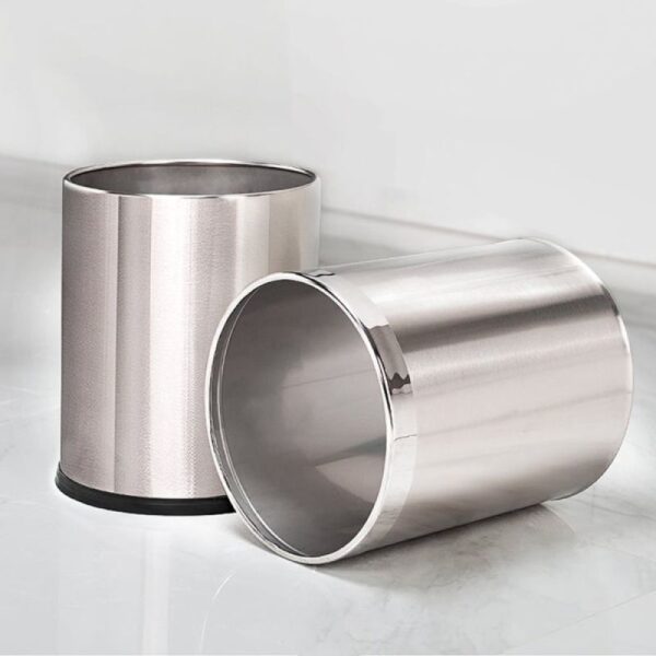 Thùng rác inox kết cấu 2 lớp