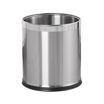 Thùng rác inox tròn 2 lớp