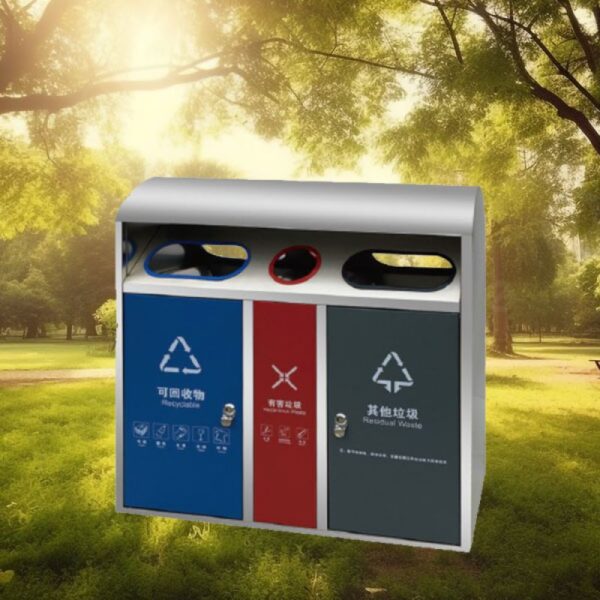 Thùng rác bền, hỗ trợ phân loại rác thải nhanh chóng