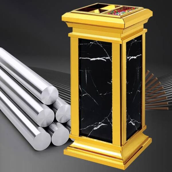 Chất liệu cao cấp giúp thùng đựng rác bền và đẹp hơn