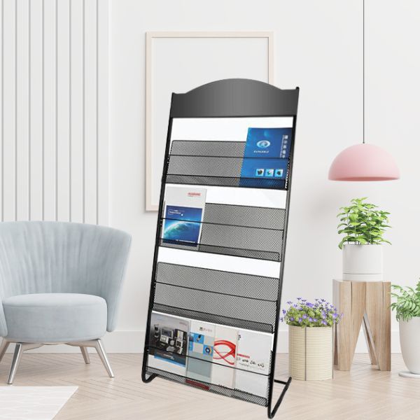 Kệ thép sơn tĩnh điện trưng bày tạp chí, sách báo
