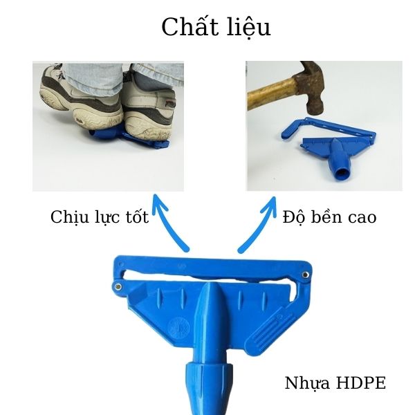 Mẫu kẹp làm bằng nhựa HDPE