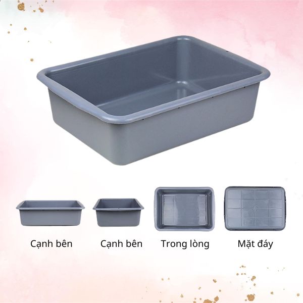 Thiết kế khay nhựa xe dọn bát đĩa