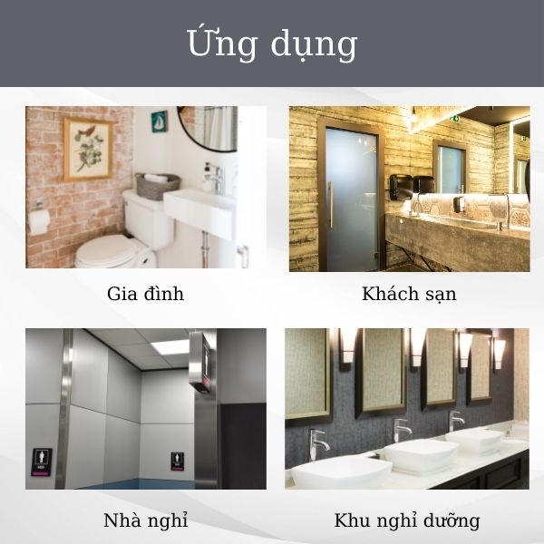 Phù hợp với nhiều đơn vị kinh doanh dịch vụ lưu trú