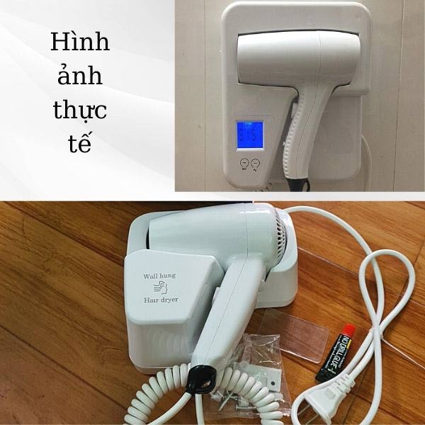 Hình ảnh thật máy sấy tóc dán tường loại tốt