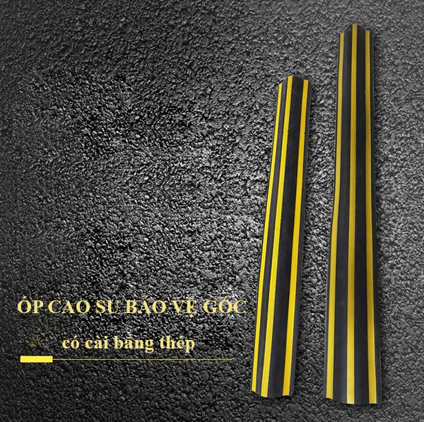 Mẫu ốp cạnh tường bằng cao su, mặt trong có thép