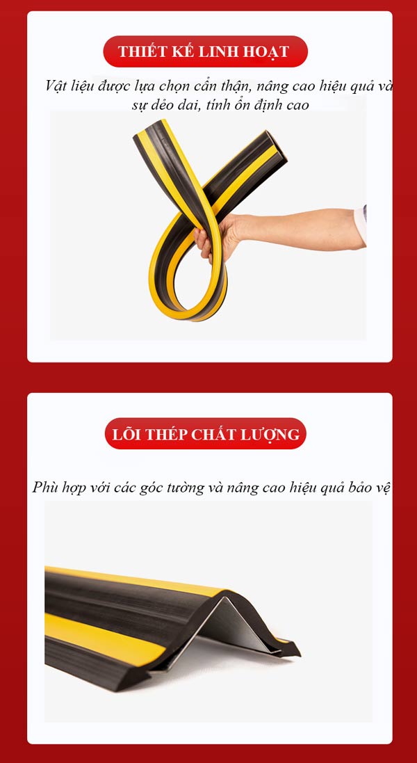 Chi tiết đặc điểm của cao su bảo vệ góc cột