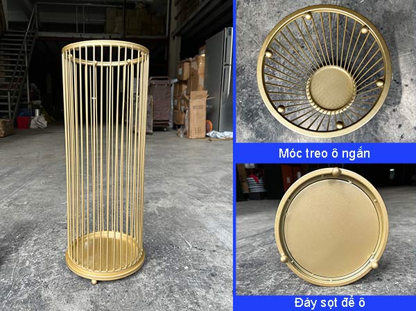 Ảnh chụp thật sọt cắm ô tại kho Hành Tinh Xanh