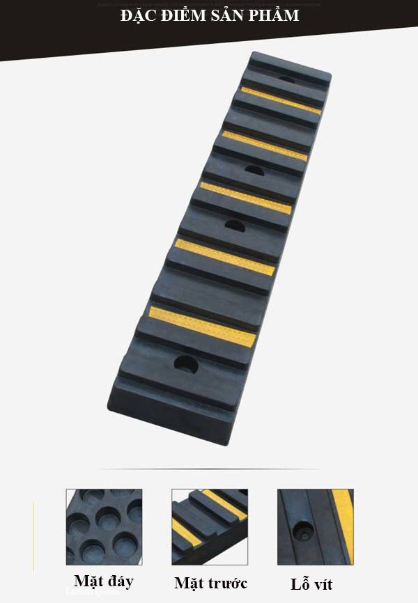 Với chiều dài 1m, thanh cao su dễ dàng lắp đặt và mang lại hiệu quả cao