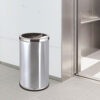 Thùng đựng rác inox gạt tàn thuốc