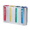 Thùng phân loại rác bằng inox 4 ngăn chất lượng cao