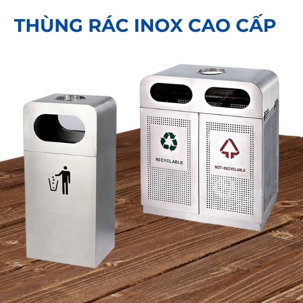 Hành Tinh Xanh sở hữu nhiều mẫu thùng rác inox cao cấp