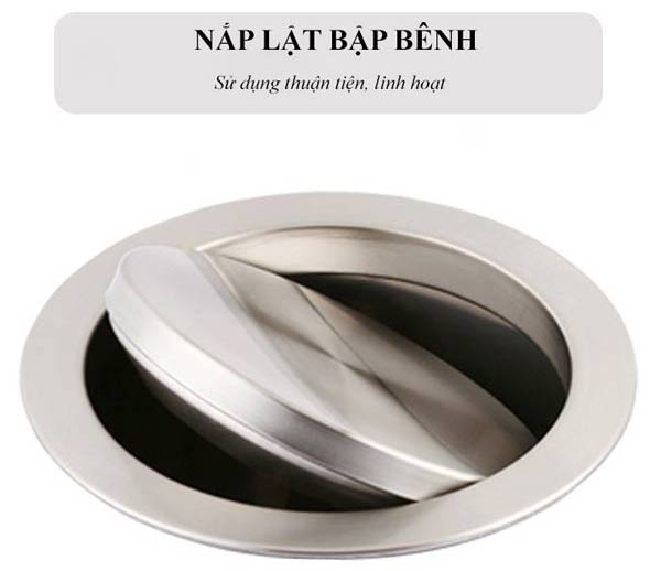 Thiết kế nắp lật tiện lợi