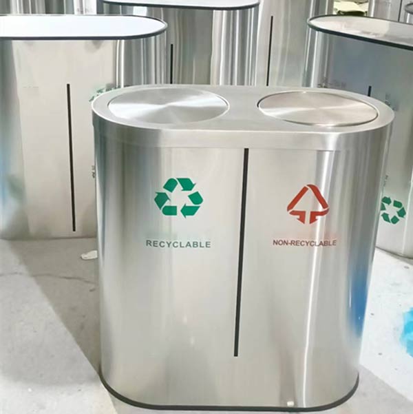 Mẫu thùng rác đôi đẹp, tiện lợi