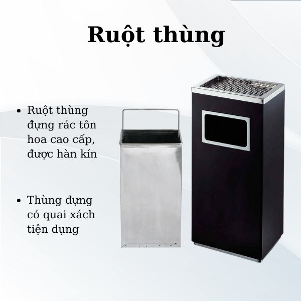 Ruột tôn hoa có thể tháo rời