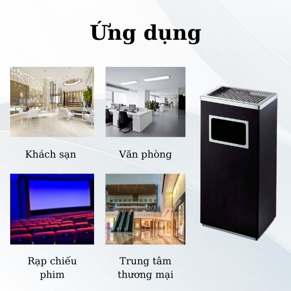 Mẫu thùng thu gom rác có tính ứng dụng cao