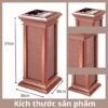 Chi tiết kích thước thùng rác tiền sảnh