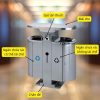 Các bộ phận cấu thành thùng rác ngoài trời