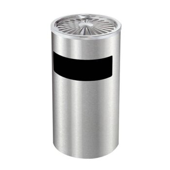 Thùng rác inox gạt tàn thuốc cỡ đại