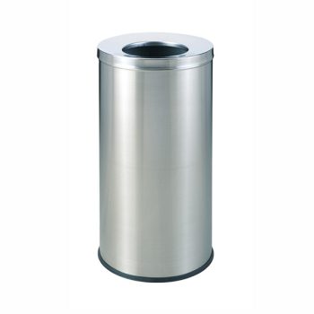 Thùng rác inox tròn nắp hở Ø30