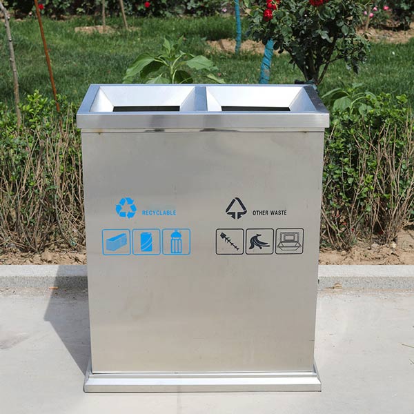 2 ngăn giúp phân loại rác thải nhanh, đúng